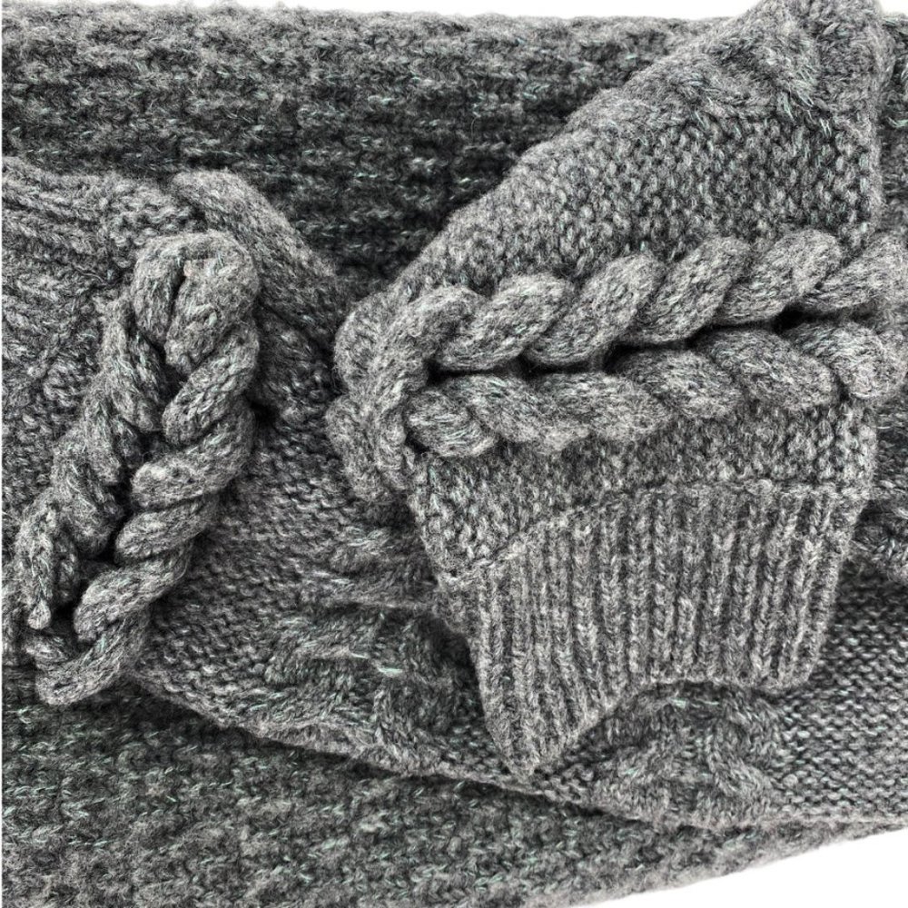 OPENING CEREMONY Cable Fuzzy Knit Wool Sweater - Picture 8 of 13